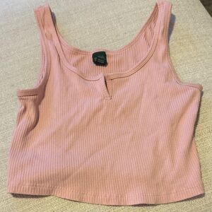 Wild Fable Blush Ribbed Tank Top